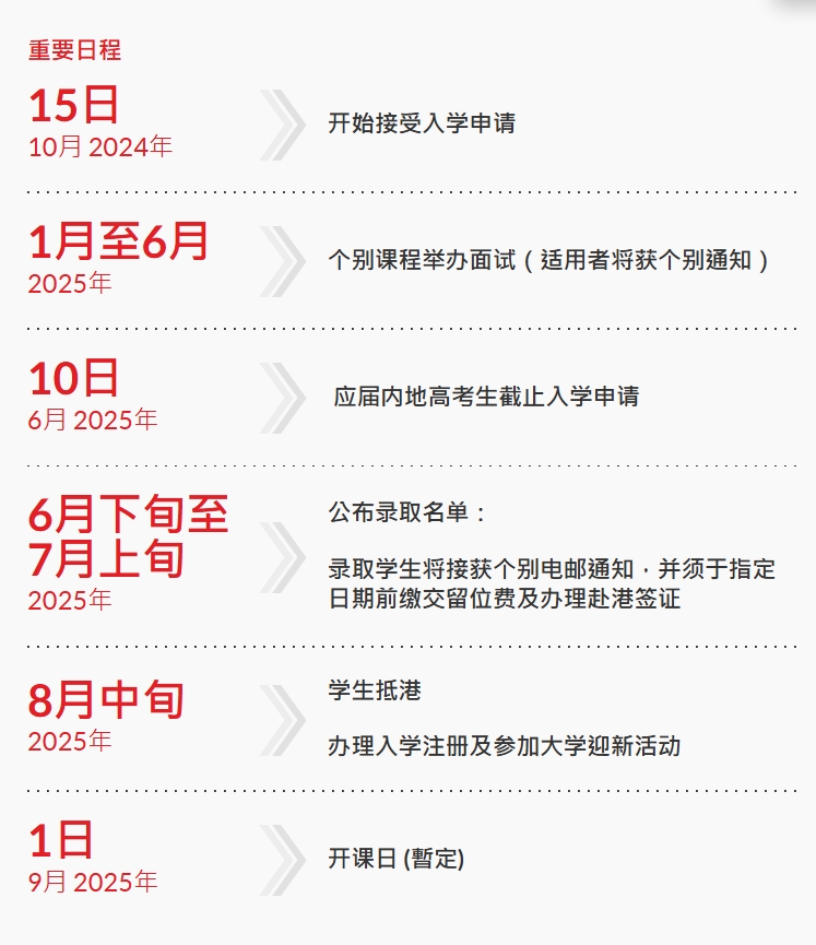 申请岭南大学需要注意哪些事项？附2025重要日程