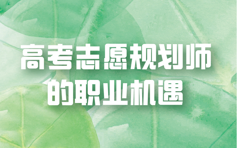 站在时代的风口：高考志愿规划师的职业机遇