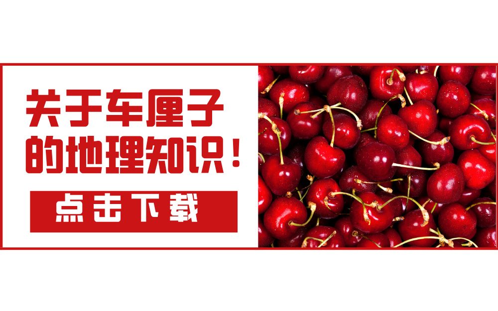 高中知识点：关于车厘子的地理知识！