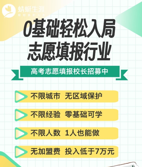 高考志愿填报加盟必备条件全解析