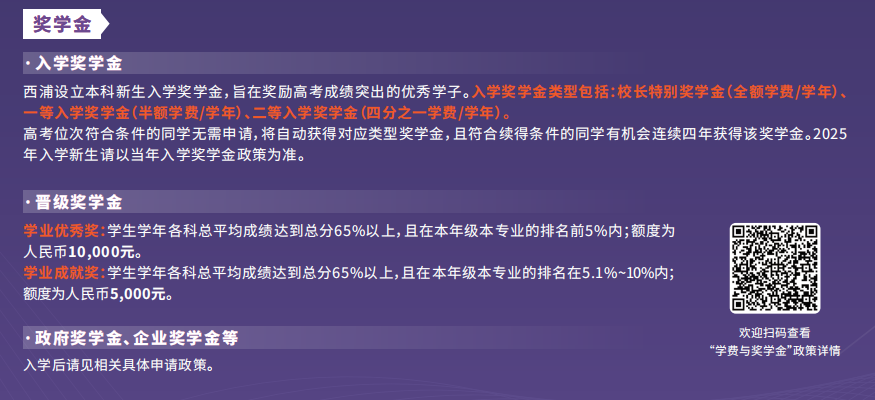 西交利物浦大学2025年学费多少钱？
