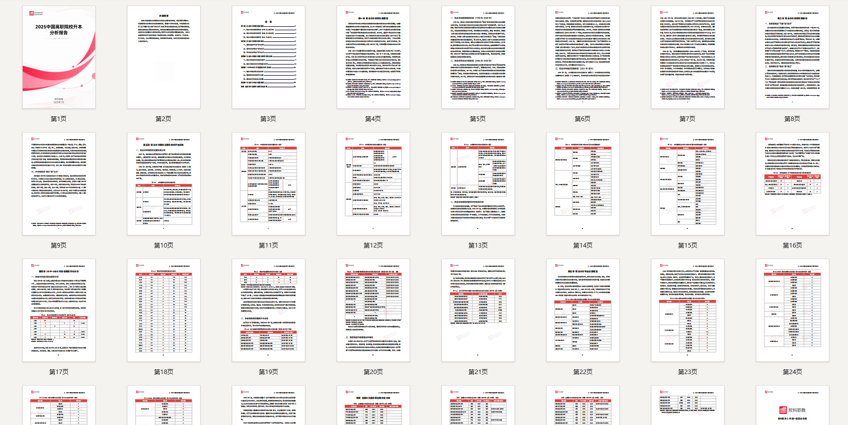 《2025中国高职院校升本分析报告》