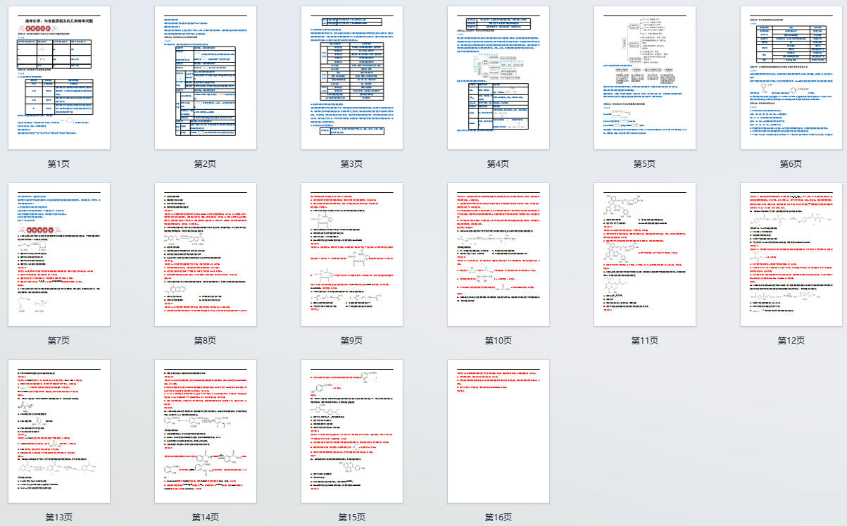 高考化学:与官能团相关的几种常考问题