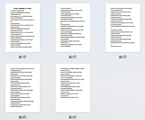 高考英语：真题高频副词50个考点搭配