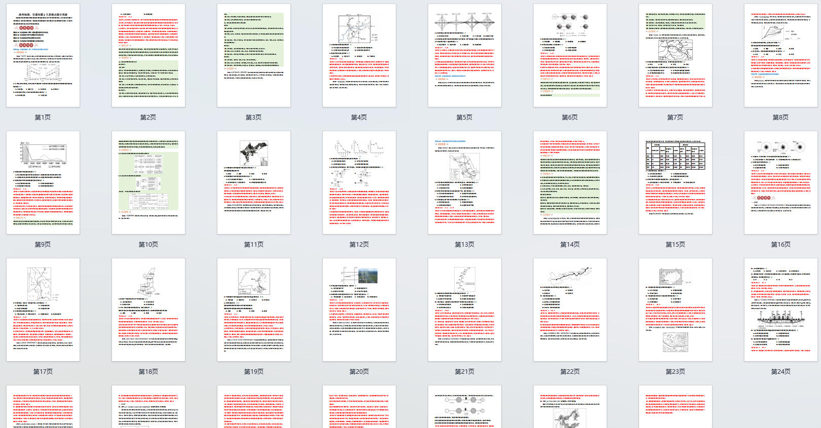 高考地理:交通问题4大易错点提分突破