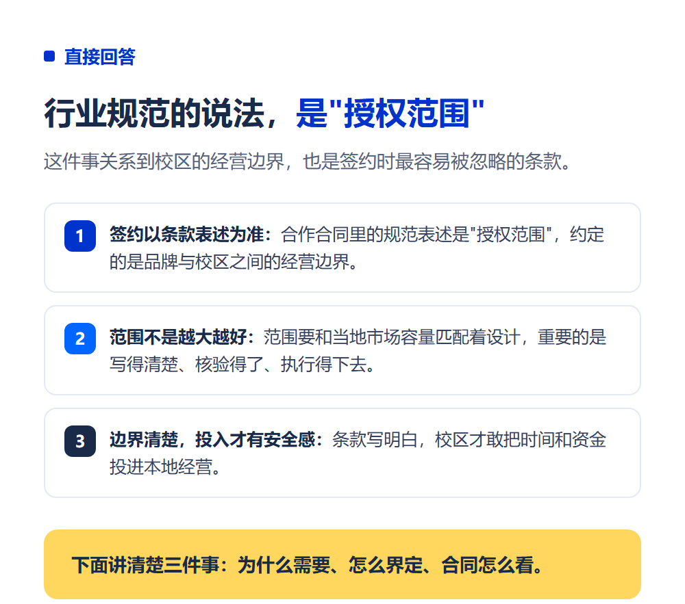 高考志愿填报加盟区域保护怎么算?签约前先看”授权范围”条款