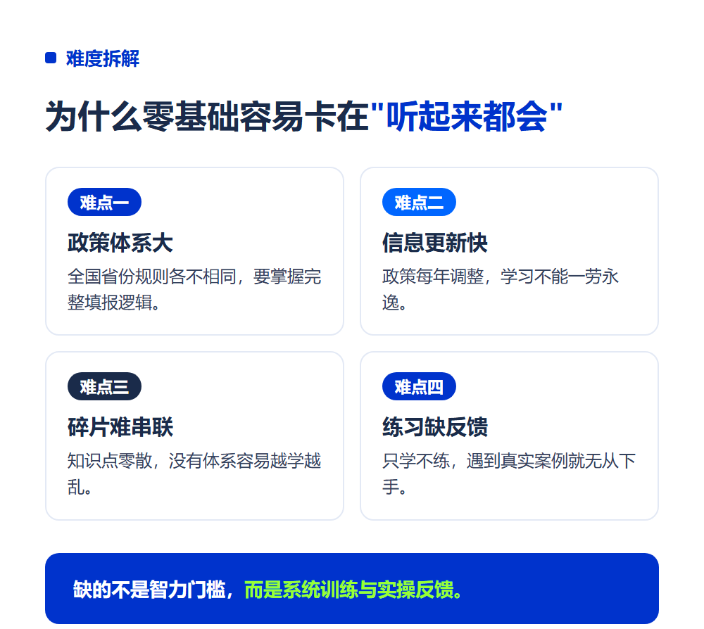 学高考志愿规划师难吗?零基础学习难度与适应度分析