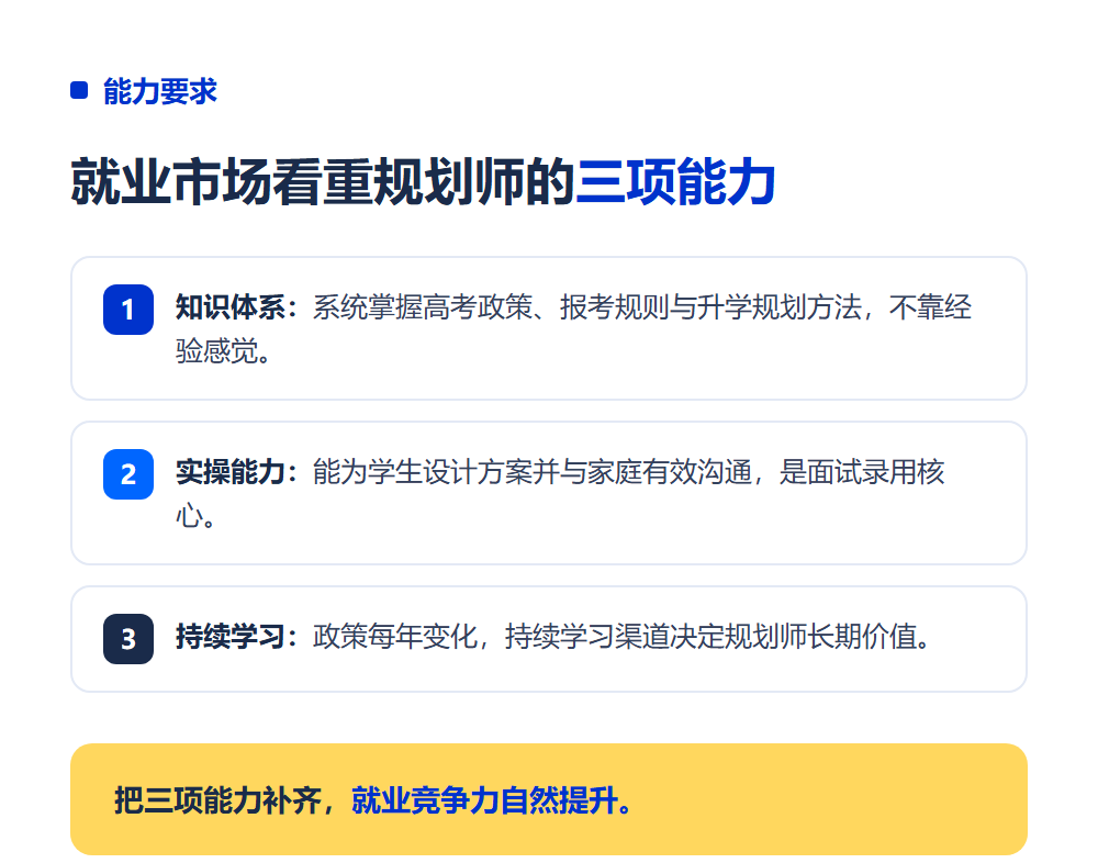 升学规划师就业前景如何？行业趋势与岗位需求
