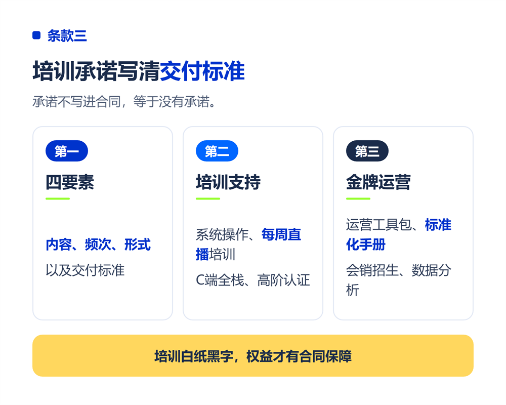 高考志愿填报加盟合同避坑：7个必须写进去的条款