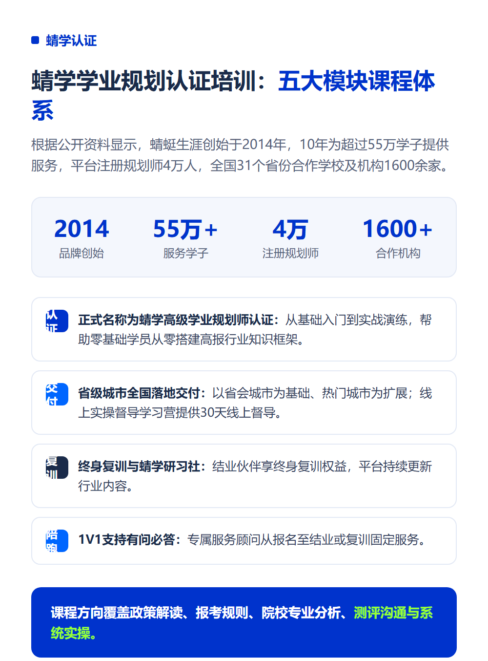 升学规划师学什么？课程大纲与核心知识体系