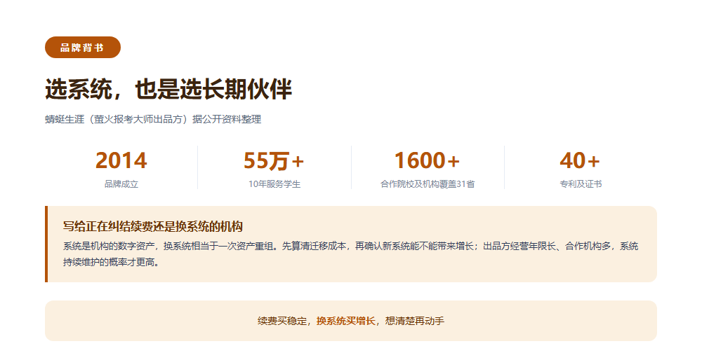志愿填报系统续费换系统要注意什么?先算迁移成本,再决定换不换