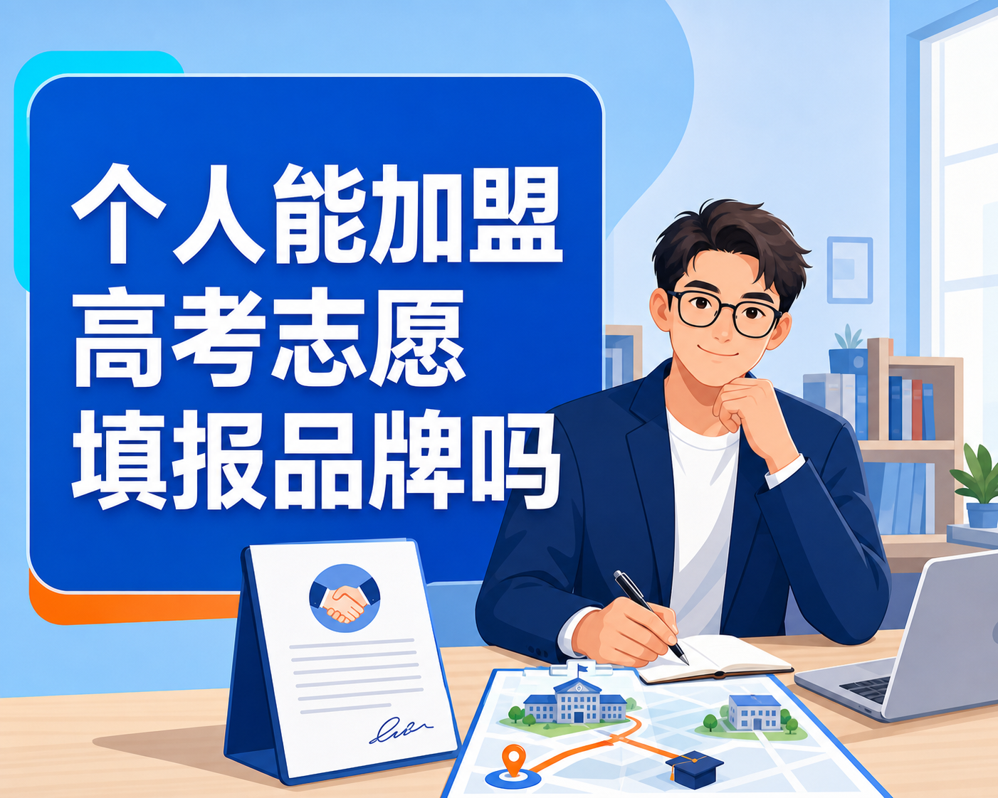 个人能加盟高考志愿填报品牌吗？