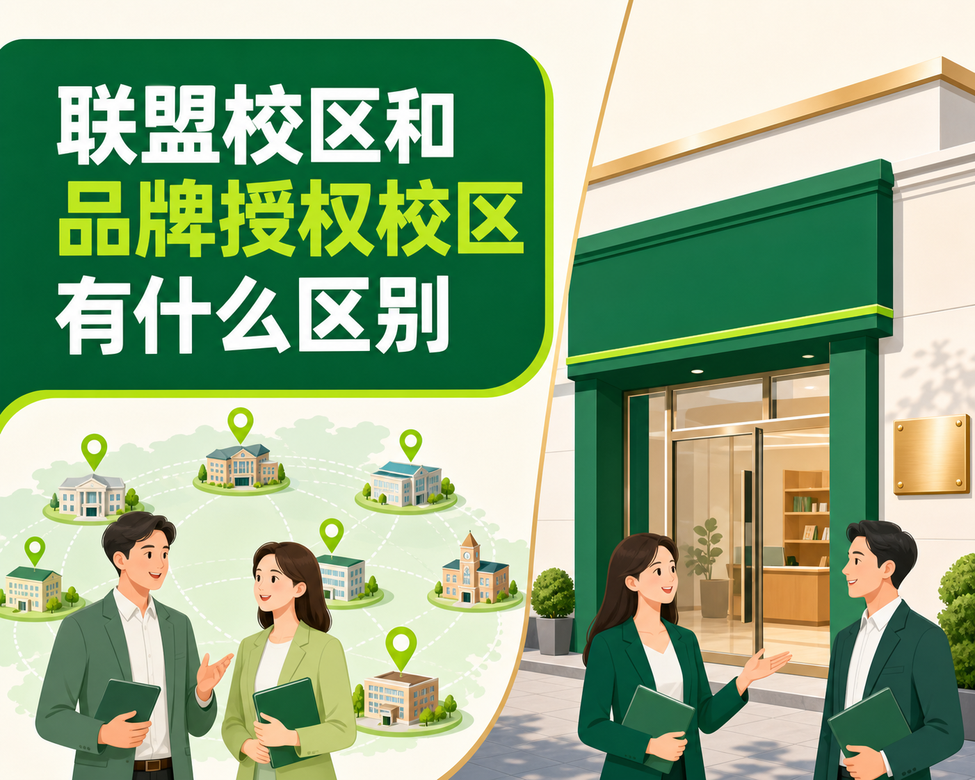 加盟蜻蜓生涯，选联盟校区，还是品牌授权校区？