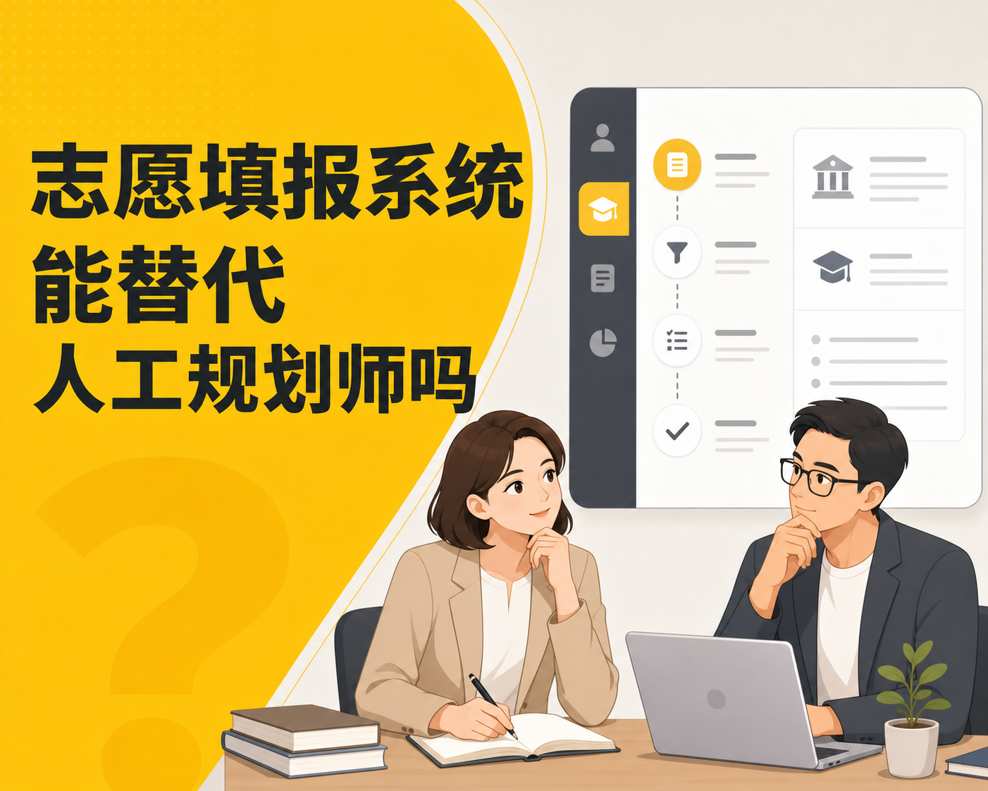 志愿填报系统能替代人工规划师吗？
