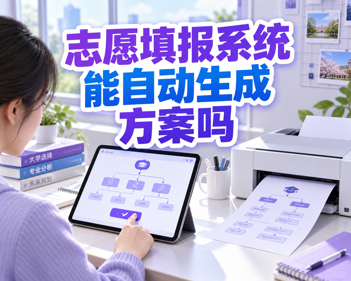 志愿填报系统能自动生成方案吗？AI一键填报原理解析